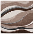 thumbnail image 2 of Safavieh Hollywood Dallas Abstract Area Rug, Brown/Ivory, 6'7" x 6'7" Square, 2 of 11
