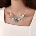 thumbnail image 3 of Collar con colgante de estrella de mar para mujer, sirena, Delfín, playa, vacaciones de verano, perlas, joyería de fiesta para niñas, 3 of 4