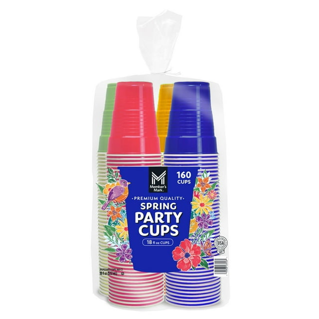 Member's Mark Premium Quality Spring Cups, 18 fl. oz., 160 ct.