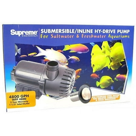 UPC: 0025033025707 | Danner Mfg DF02570 Pondmaster WFP 4800 Hy-Drive Aquarium Pump