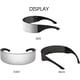 thumbnail image 2 of Gafas de sol futuristas con visera cibernética de los años 80 para hombres y mujeres, estilo Punk futurista, Cosplay oso de fresa  Electrónica, 2 of 2