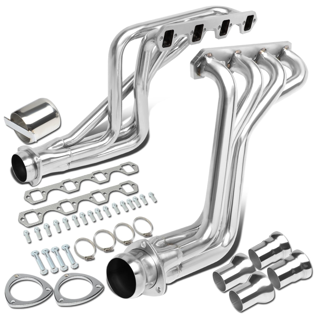 FOR 1980-1996 FORD F100-F350 BRONCO 5.0L V8 EXHAUST MANIFOLD HEADER+COLLECTORS