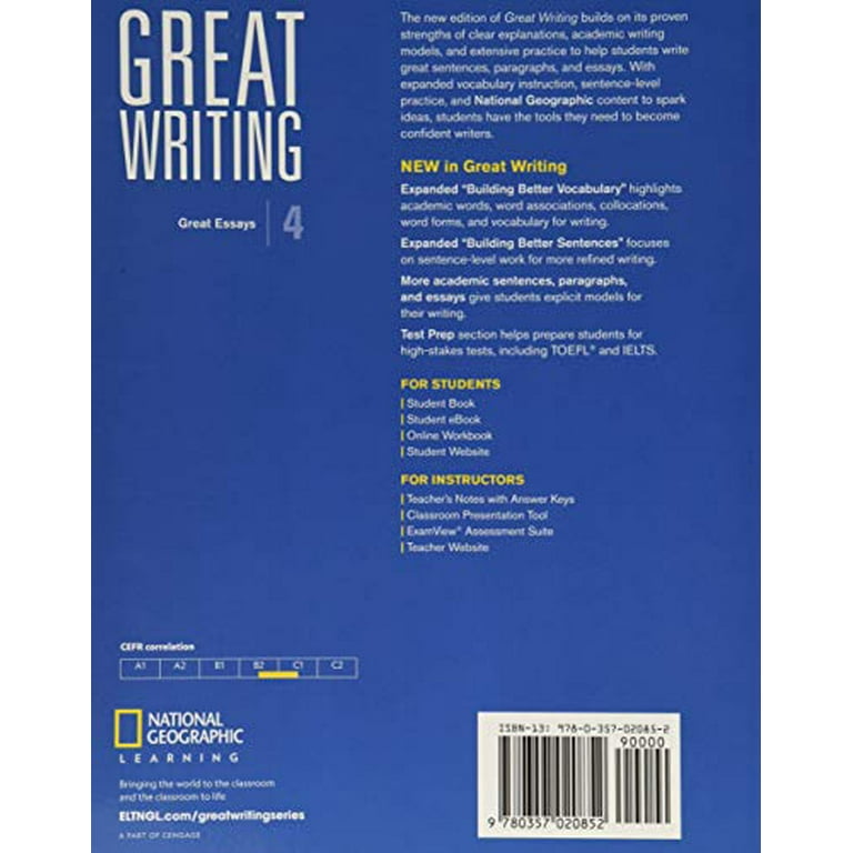 Great Writing 4: Student's Book - Walmart.com