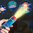 thumbnail image 7 of HIBIBUD Kids Flashlight,Fun Projector Lamp Small Flashlight,Soft Lighting Kids Projector,Blue, 7 of 7