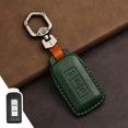 thumbnail image 2 of Key Fob Cover Compatible with Mitsubishi Outlander Eclipse Cross ASX RVR Mirage Keychain Case Holder Protector,3-Button-Green, 2 of 7