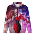 thumbnail image 4 of Unisex Harley Quinn Zip Up Hoodies 3D Printed Pullover Hooded Sweatshirt with Pocket for Mens Womens, 4 of 8