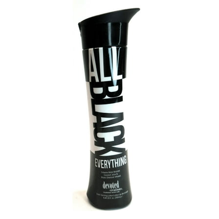Devoted Creations ALL BLACK EVERYTHING Extreme Black Bronzer Tanning Lotion 8.5 oz