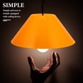 BESTYASH acrylic light shade Slanted Orange E27 4cm Aperture Pendant ...
