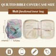 thumbnail image 7 of ZUXONGSY Hummingbird Print Bible Cover Case for Women Quilted Bible Protector Portable ChuZU Bag with Pen Holder Handbag for Work, 7 of 7