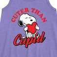 thumbnail image 2 of Peanuts - Valentine's Cuter Than Cupid - Toddler and Youth Girls A-line Dress, 2 of 5
