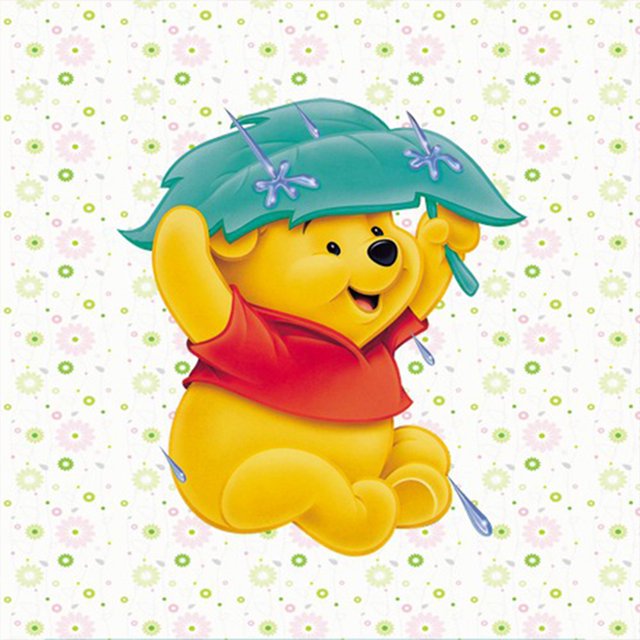 Taladro de diamante Winnie the Pooh 5D DIY Kits de pintura Full Round Wall Decor Crafts FLhrweasw Nuevo