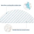 thumbnail image 5 of 180 Pack Disposable Mop Cloth Pads for Ecovacs Deebot Ozmo T8 AIVI T9 AIVI Robot Vacuum Cleaner Accessories, 5 of 5