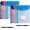 12PC,B, variant on 11-Hole Expanding File Pockets Assorted Colors, 11-Hole Binder Pocket with Label, Index Dividers Pocket Folders Plastic Envelopes Clear Document Folders for Ring Transparent Binder (6PC,B )