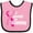 Pink and Black, variant on Inktastic Breast Cancer Awareness I Support My Grammy with Pink Ribbon Boys or Girls Baby Bib