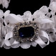 thumbnail image 4 of Liga Nupcial Del Cordón De Con Los Accesorios Elásticos Del Baile De Del Del Diamante Artificial De material perla, 4 of 7