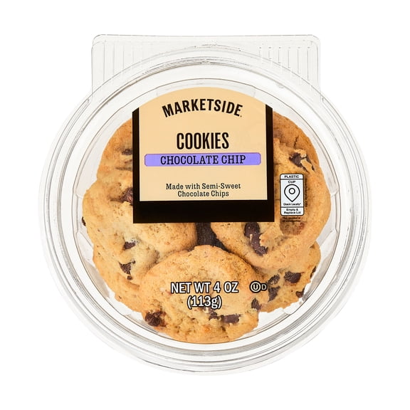 Marketside Mini Chocolate Chip Baked Cookies, 4 oz, 8 Count