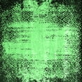 thumbnail image 1 of Ahgly Company Indoor Square Persian Emerald Green Bohemian Area Rugs, 4' Square, 1 of 4