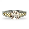 thumbnail image 1 of 14 Two-toned Morganite and Diamond Ring, 1 of 2