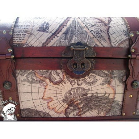 Buyers Choice World Map Trunk/Hope Chest Toy Box