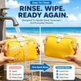 thumbnail image 4 of Waterproof Silicone Bag for Beach Pool Travel, Leakproof & Durable Lightweight Travel Pouch, Easy to Clean, Summer Handheld Storage Bag Washable for Beach Hiking Camping,Purple, 4 of 9