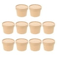 thumbnail image 1 of 10 juegos de vasos de papel para helado, servidor de postres desechable, vaso de embalaje para pudín, 1 of 5