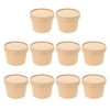 HOMEMAXS 10 Sets of Ice Cream Paper Cup Disposable Dessert Server Pudding Packaging Cup