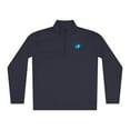 thumbnail image 2 of Yin-Yang - Blue - Unisex Quarter-Zip Pullover, 2 of 4