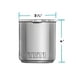 thumbnail image 4 of Vaso YETI Rambler Lowball 2.0 apilable de 295 ml con tapa, color rosa tropical, 4 of 8