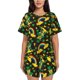 thumbnail image 1 of Balery Happy St. Patrick's Day Conjunto de Pijama para Mujer con Estampado, Dos Piezas de Manga Corta y Shorts, Ropa de Dormir Suave con Cuello Redondo y Bolsillos-XX-Large, 1 of 5