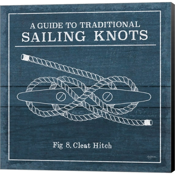 Vintage Sailing Knots VII by Mary Urban, Canvas Wall Art