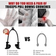 thumbnail image 5 of Ergonomic Triceps Rope Pull Down With Anti-slippery Natural Rubber Grip For Activating More Muscle Fibers-gym Rope For Push Downs, Triceps Pull Downs, 5 of 5