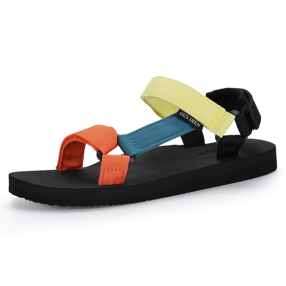 OUSIMEN Women's Sandals Casual Summer Quick-Drying Sandals with Arch Support Outdoor Hiking Sandals Light-Weight Shoes