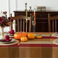 thumbnail image 3 of Fall Plaid Tablecloth for Thanksgiving, 60x84 inches Checkered Style Table Cloth Holiday Family Gathering Rectangle Table Cover - Spillproof & Waterproof - Ideal for Indoor & Outdoor Use, 3 of 5