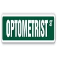 thumbnail image 1 of SignMission SS-624-OPTOMETRIST Panneau de Rue Optométriste 24 Po - Lunettes de Vue Lentilles de Contact Examen, 1 of 1