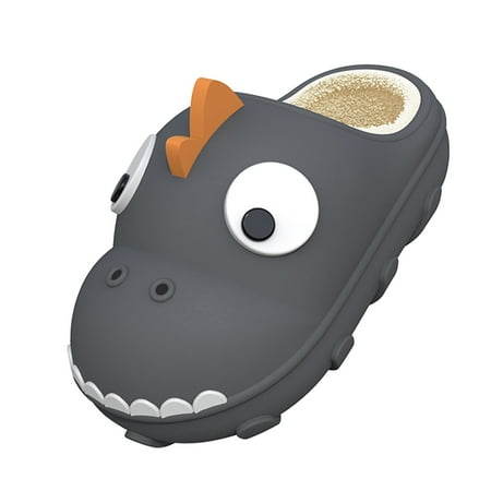 

Xutthjh Men Slippers Autumn Winter Indoor Outdoor Fashion Comfortable Cartoon Dinosaur Warm Non-Slip