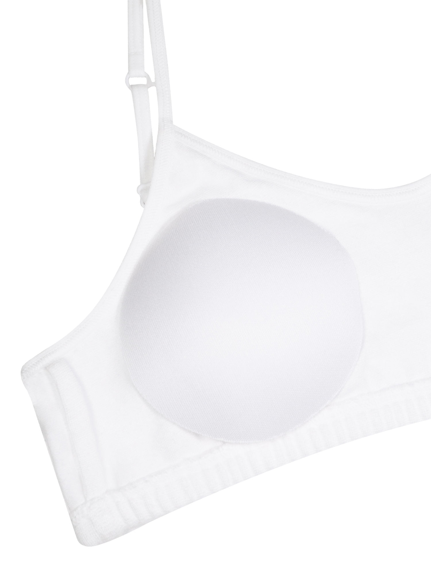Fruit of the Loom Girls Sports Bra with Removable Pads, 2-Pack, Sizes (28-38)