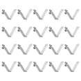 thumbnail image 1 of Unique Bargains 20pcs Single Button Kayak Paddle Snap Spring Clip 39mmx5.8mm V Shaped Hollow Lift Telescopic Locking Pole Clips, 1 of 5