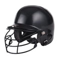 thumbnail image 2 of DYNWAVECA Baseball Batting Helmet Breathable Practical Guard for Match Sports Outdoors Black for Adult, 2 of 10