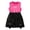 Black, variant on Toddler Baby Girls Short Outfit Sets Letter Print Vest and Skirt Clothing Sets Kids Breathable Casual Summer Clothes