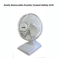 thumbnail image 4 of Optimus F-0610 Ventilateur de Table Personnel 6 Po. Blanc, 4 of 8