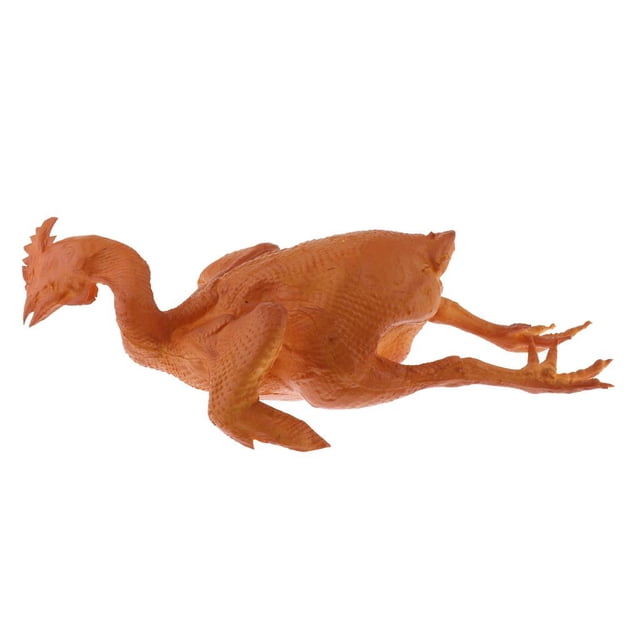 GUOOL Modèle Alimentaire PVC Poulet Décoratif pour Fêtes - Poulet Rôti
