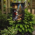 thumbnail image 2 of Corgi and Santa Claus Garden Flag, 2 of 5