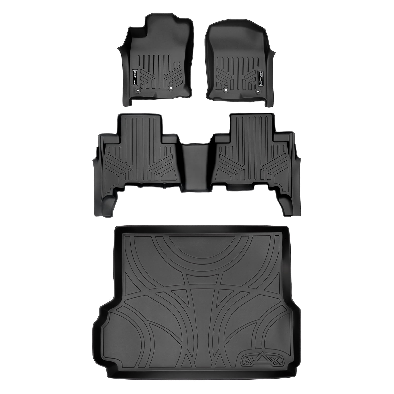 Maxliner 20142020 Lexus GX460 All Weather Floor Mats 2 Rows Cargo