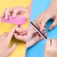 thumbnail image 5 of Kit de limas y pulidores de uñas, herramientas de manicura, bloque pulidor rectangular para el cuidado del arte, grano 100/180, 12 piezas, 5 of 6