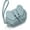 blue, variant on Cute Elephant Shape Women's Small Compact Zipper Luxury Genuine Leather Pocket Wallet ， Mini Change/Coin Bag with Keychain