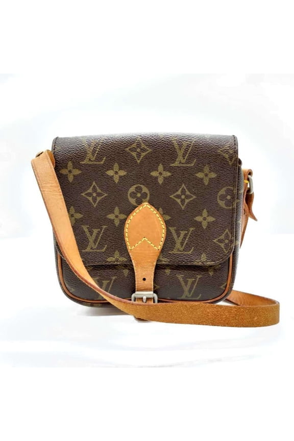 Pre-Owned Louis Vuitton Mini Cartouchiere Shoulder Bag Pochette Monogram Brown M51254... (Fair)