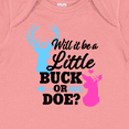 thumbnail image 4 of Inktastic Gender Reveal Will It Be a Little Buck or Doe? Girls Baby Bodysuit, 4 of 5