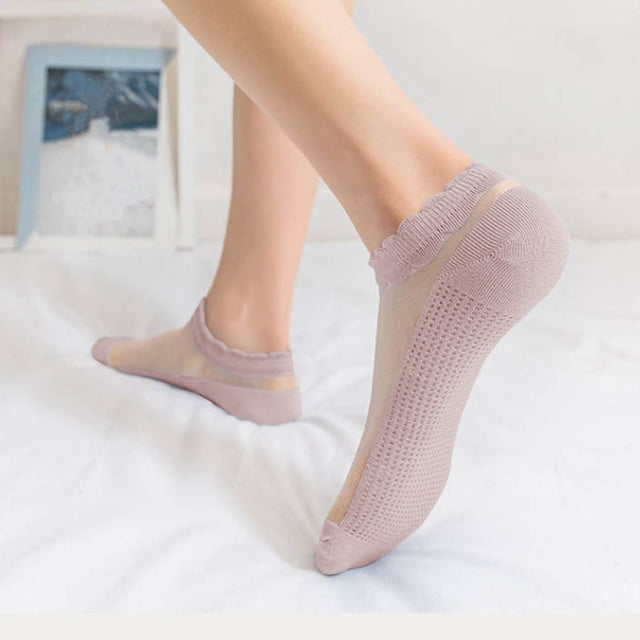 Neewe Womens Ankle Socks Lightweight Breathable Casual Low Cut Socks for Women Sweat Absorbing Socks