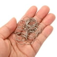 thumbnail image 5 of Uxcell 20mm/0.8" OD Chandelier Split Rings Split Circular Ring Clips Silver 120 Pack, 5 of 6