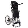 Karman Healthcare 18 inch Foldable Standing- Quick Release Axles- Foldable Backrest. Seat Depth Adjustable- Frame- Silver. Wt Cap 250 lbs